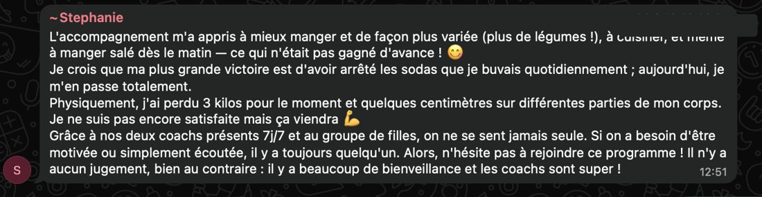 Capture WhatsApp — témoignage